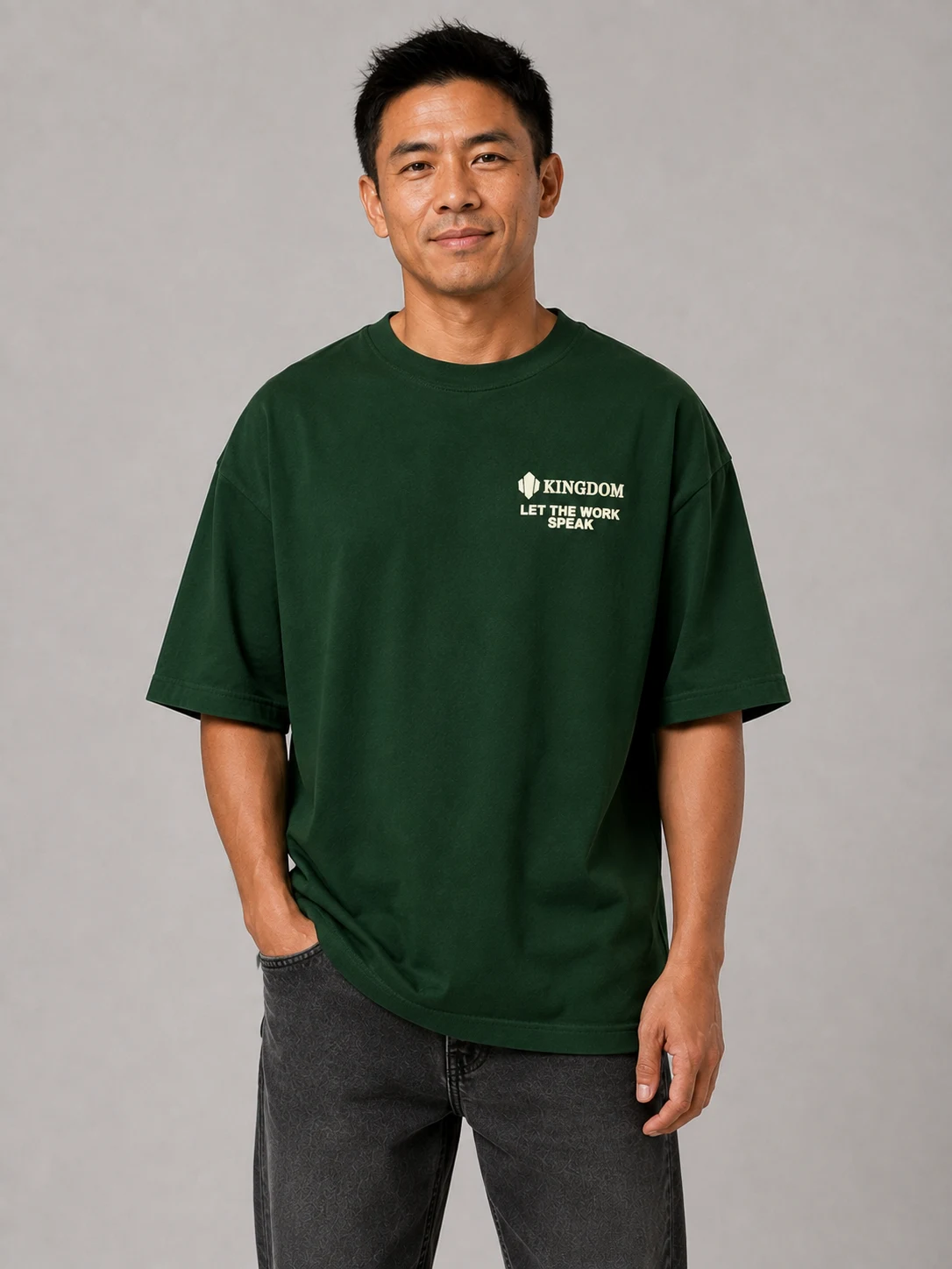 Let the Work Speak, front view
